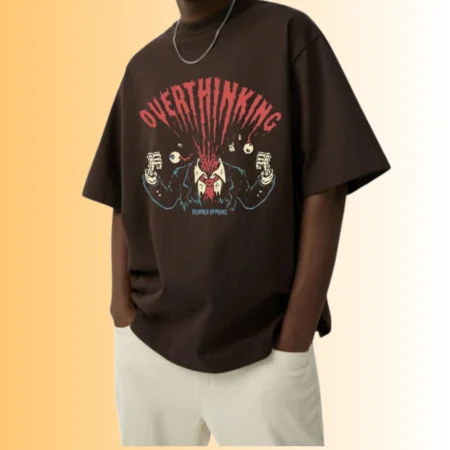 Overthinking Graphic Oversized T-Shirt