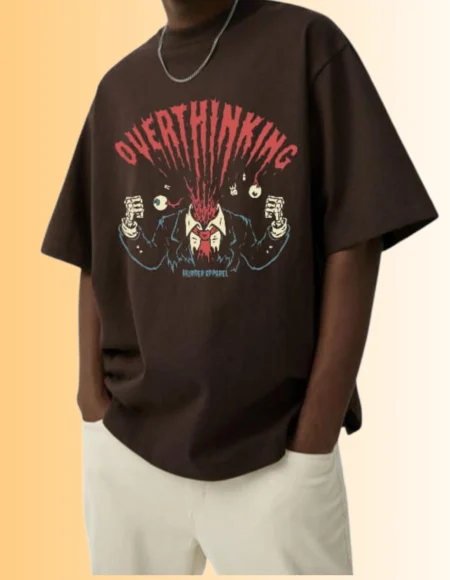 Overthinking Graphic Oversized T-Shirt